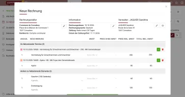 Rechnung erstellen